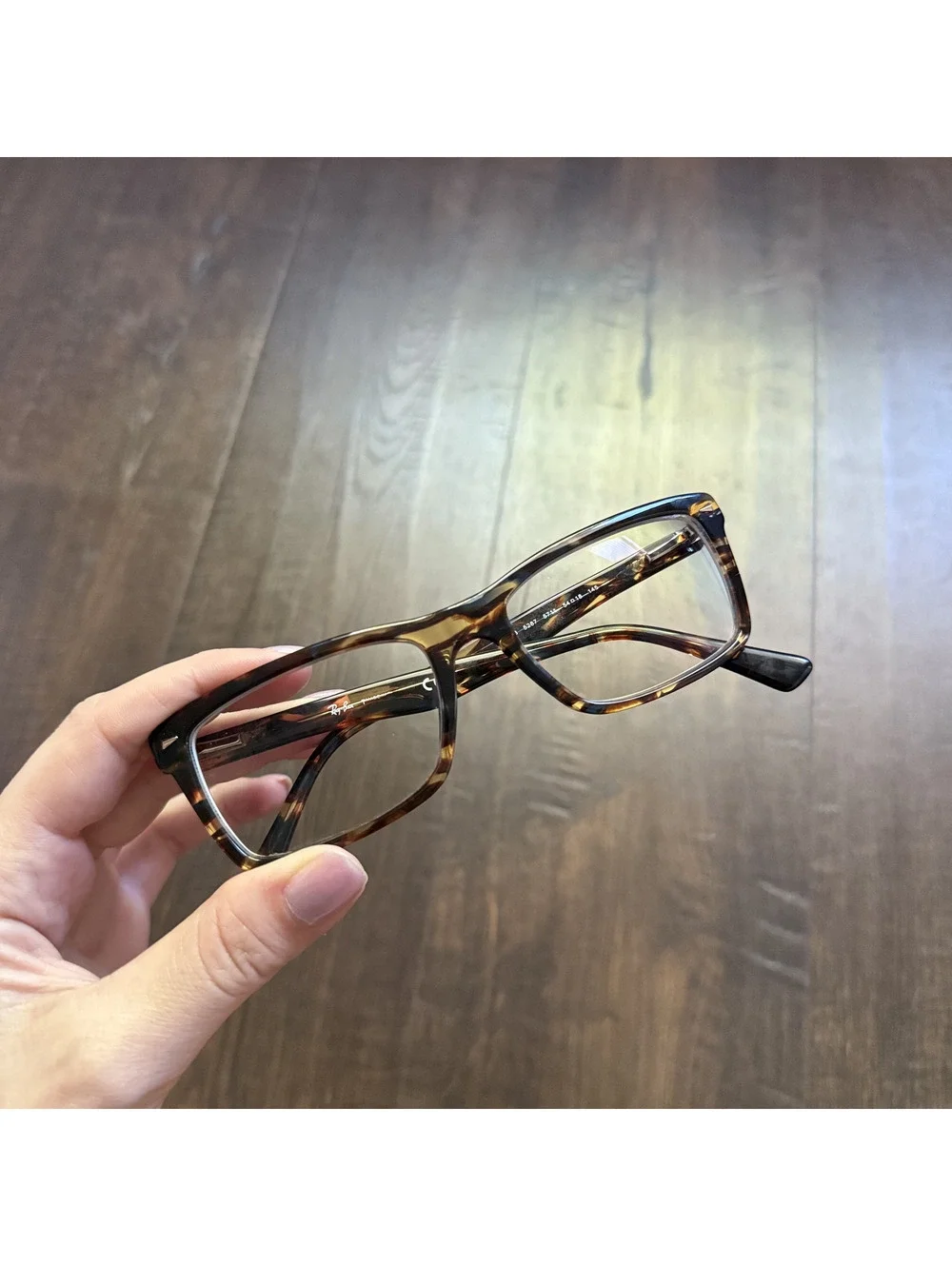 Ray Ban RB5287 5711 Spotted Havana Tortoise Eyeglasses 54 18 145 w Case